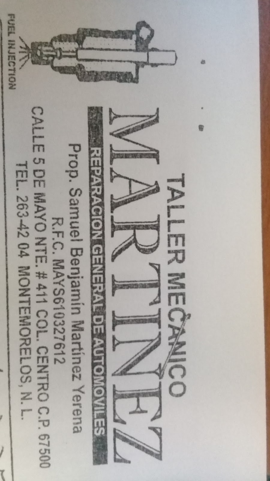 Taller Martnez Montemorelos W004 - Servicios Automotrices